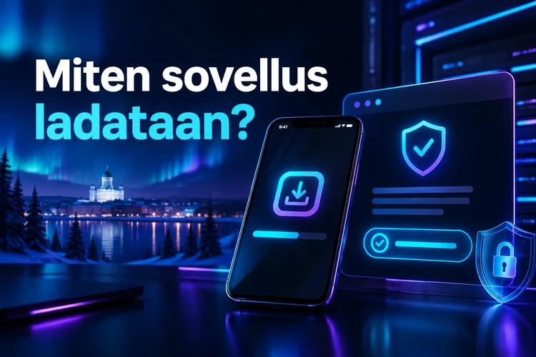 Miten sovellus ladataan?