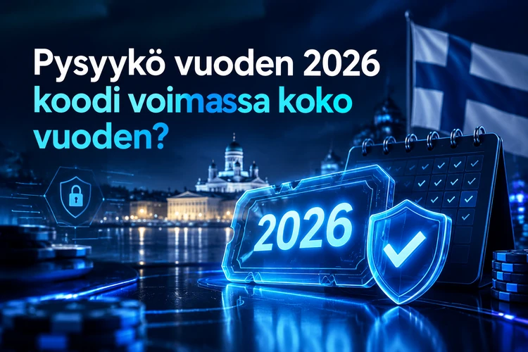 Pysyykö vuoden 2026 koodi voimassa koko vuoden?