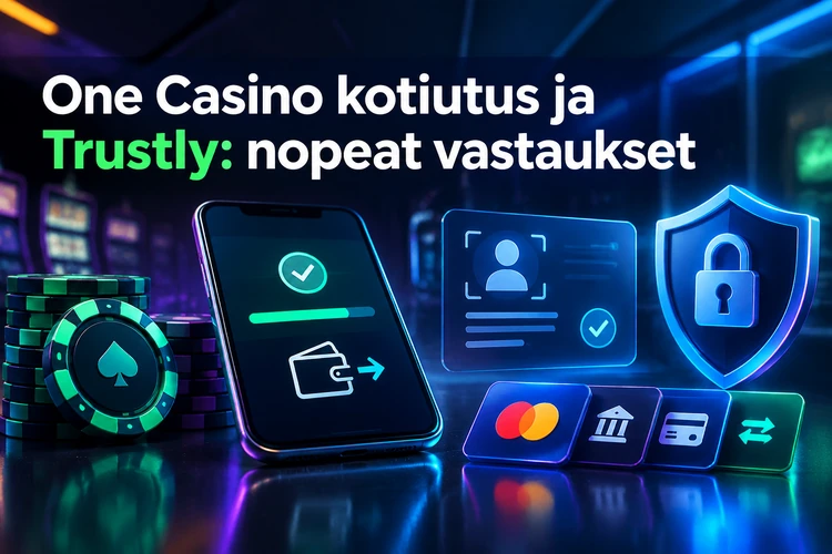 One Casino kotiutus ja Trustly: nopeat vastaukset