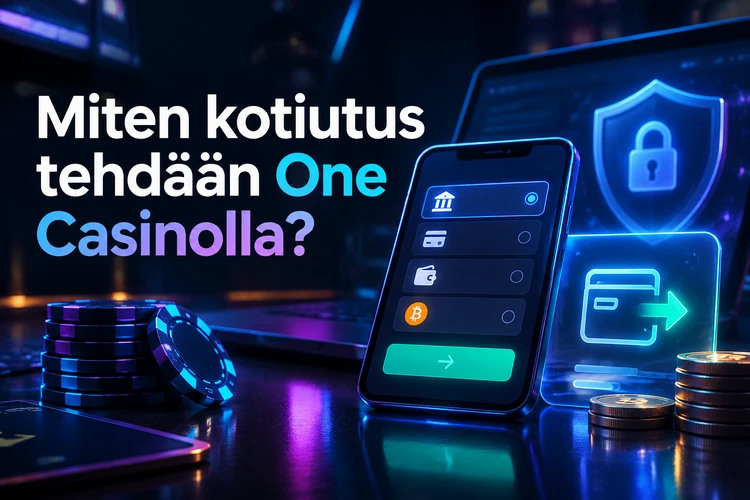 Miten kotiutus tehdään One Casinolla?